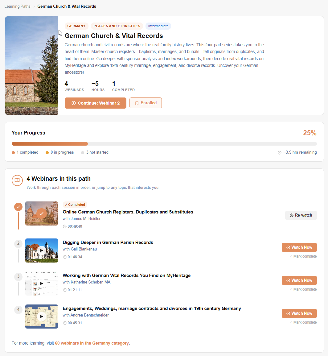 Active Learning Path Preview