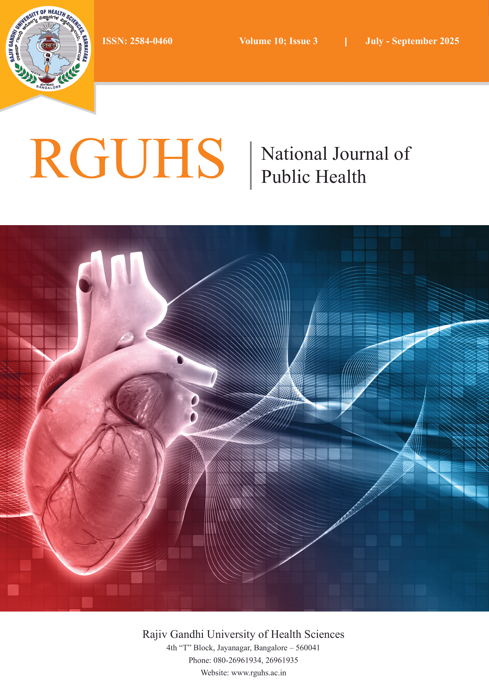 RNJPH Journal Cover Page