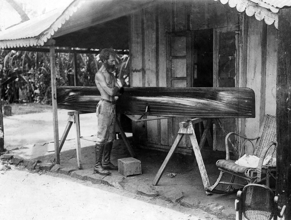 Horacio Quiroga en su casa en San Ignacio, Misiones