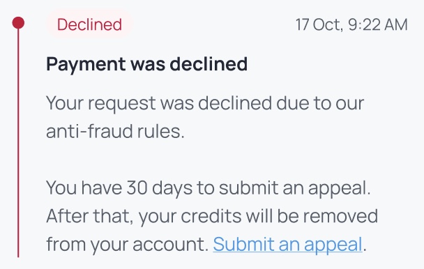 Declined