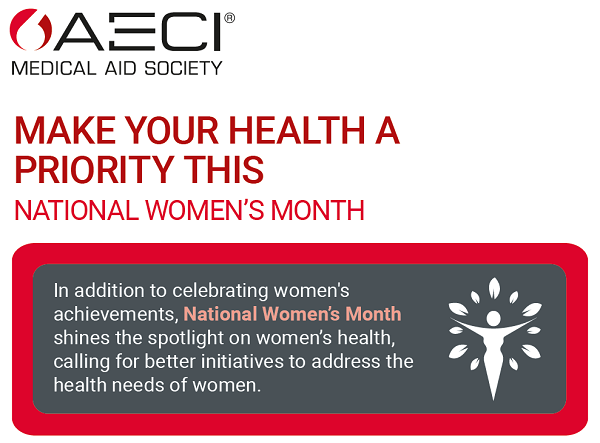 AECI National Women Month infographic header image August 2025