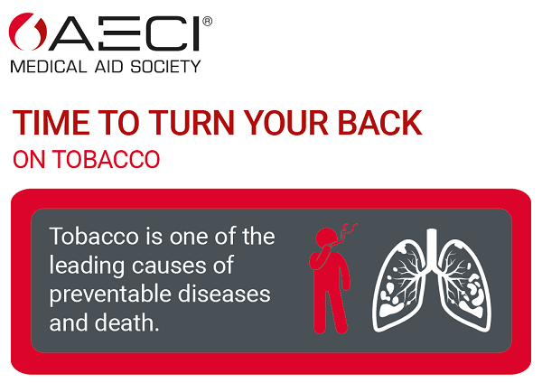 AECI Time to turn your back on tobacco infographic header image PNG file May 2025