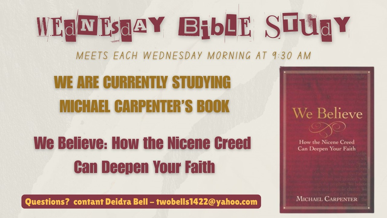 Wednesday Bible Study - Weekday