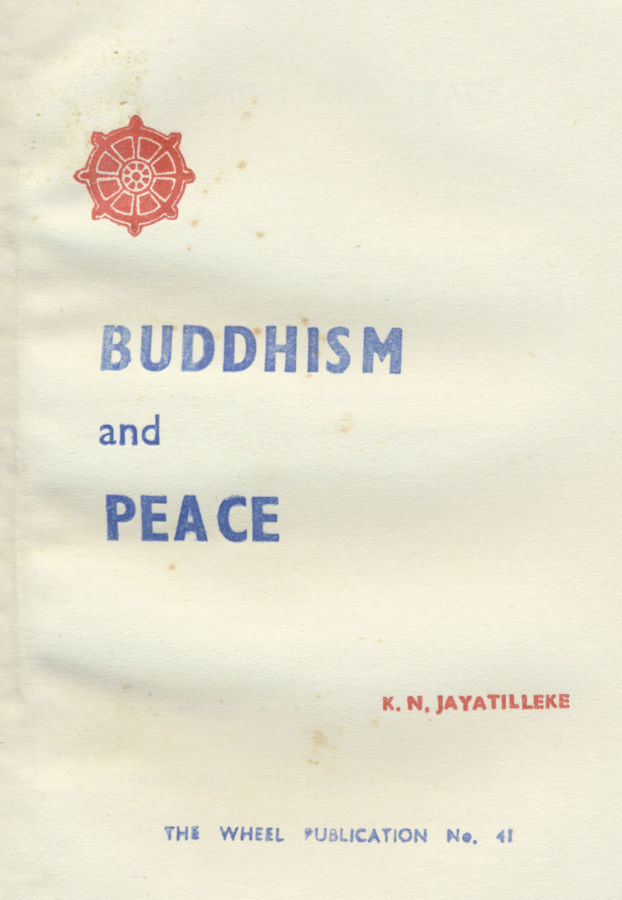 Buddhism and Peace - Wheel 41