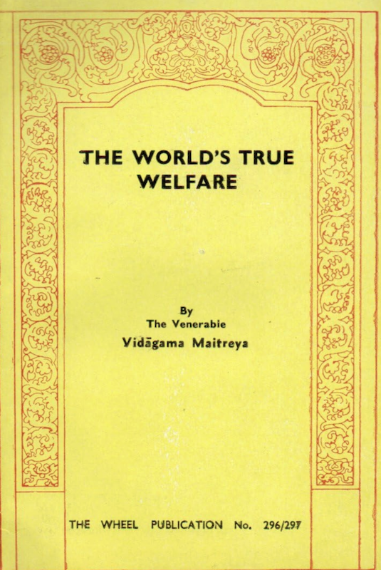 The World's True Welfare - Wheel 296/297
