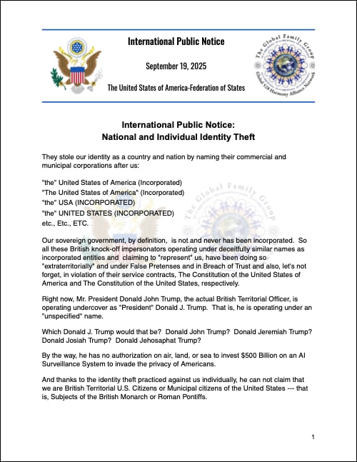 PDF International Public Notice of National and Individual Identity Theft