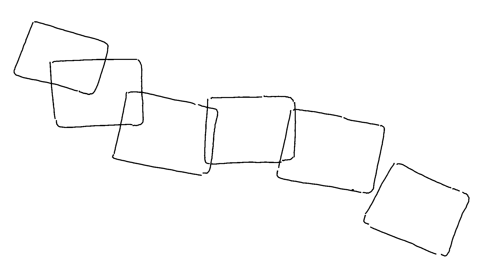 drawing of a giant walking through New York City