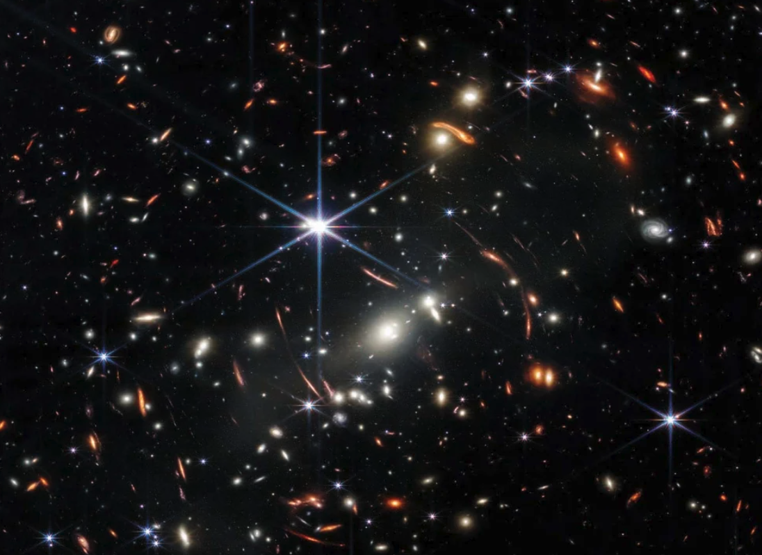Deep-field image of the universe
