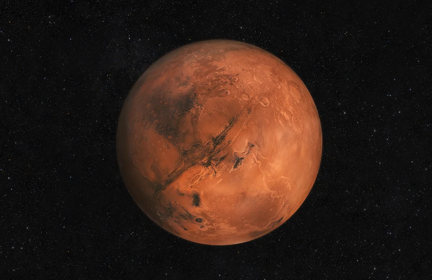 High resolution photo of Mars