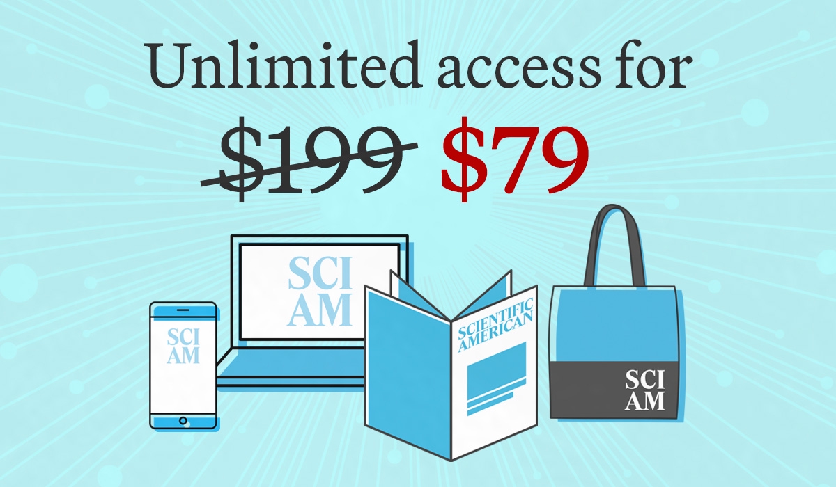 Scientific American Cover Issues and Tote Bag