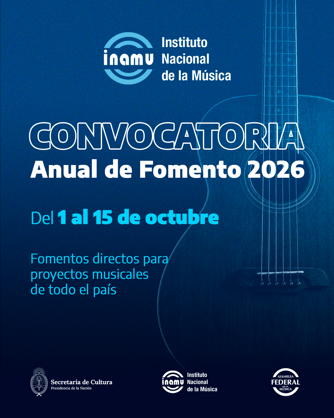 Flyer Convocatoria Anual de Fomento 2026
