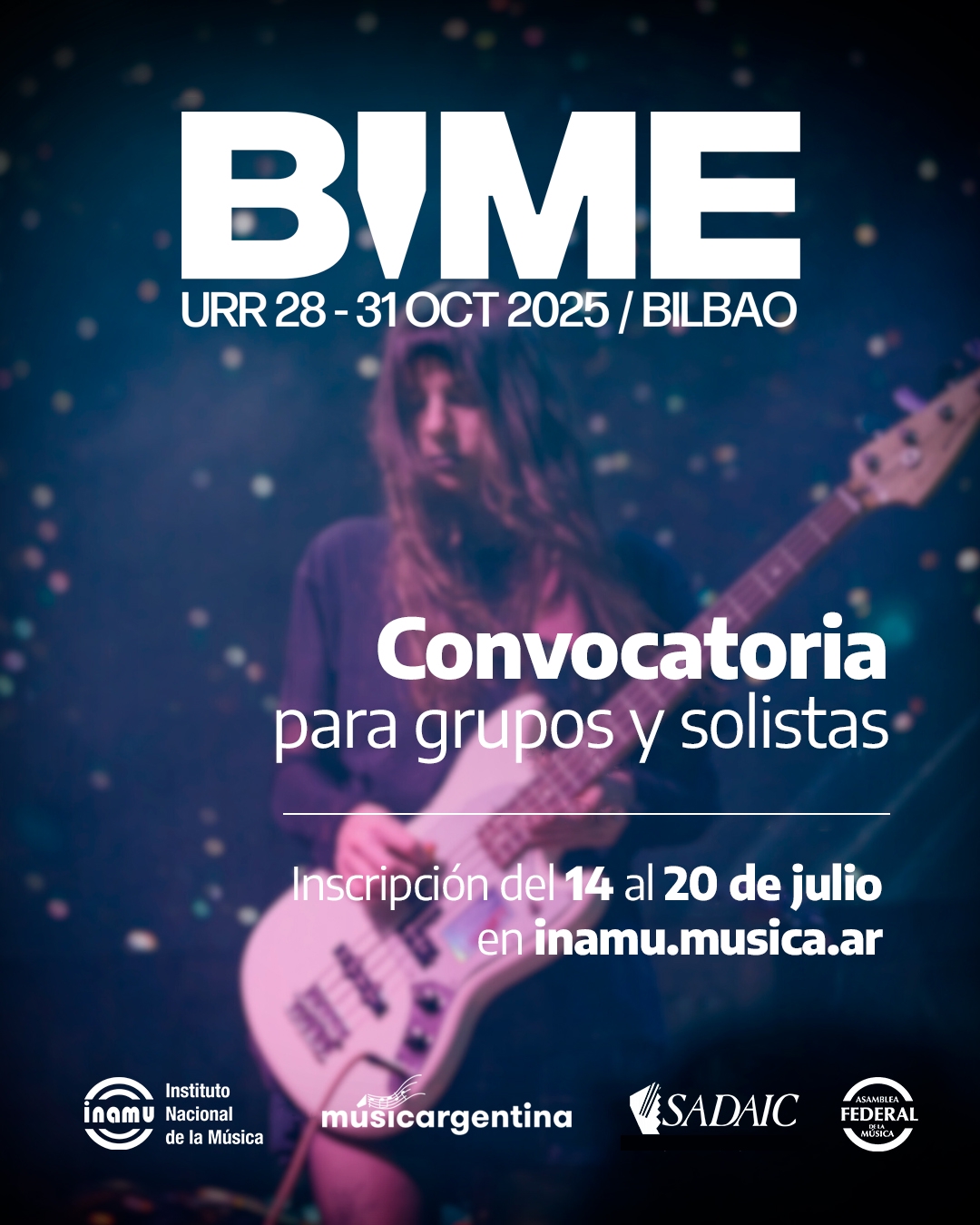 Convocatoria BIME Bilbao 2025 del INAMU