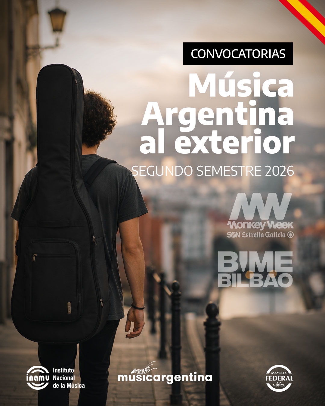 Convocatorias BIME Bilbao y Monkey Week 2026
