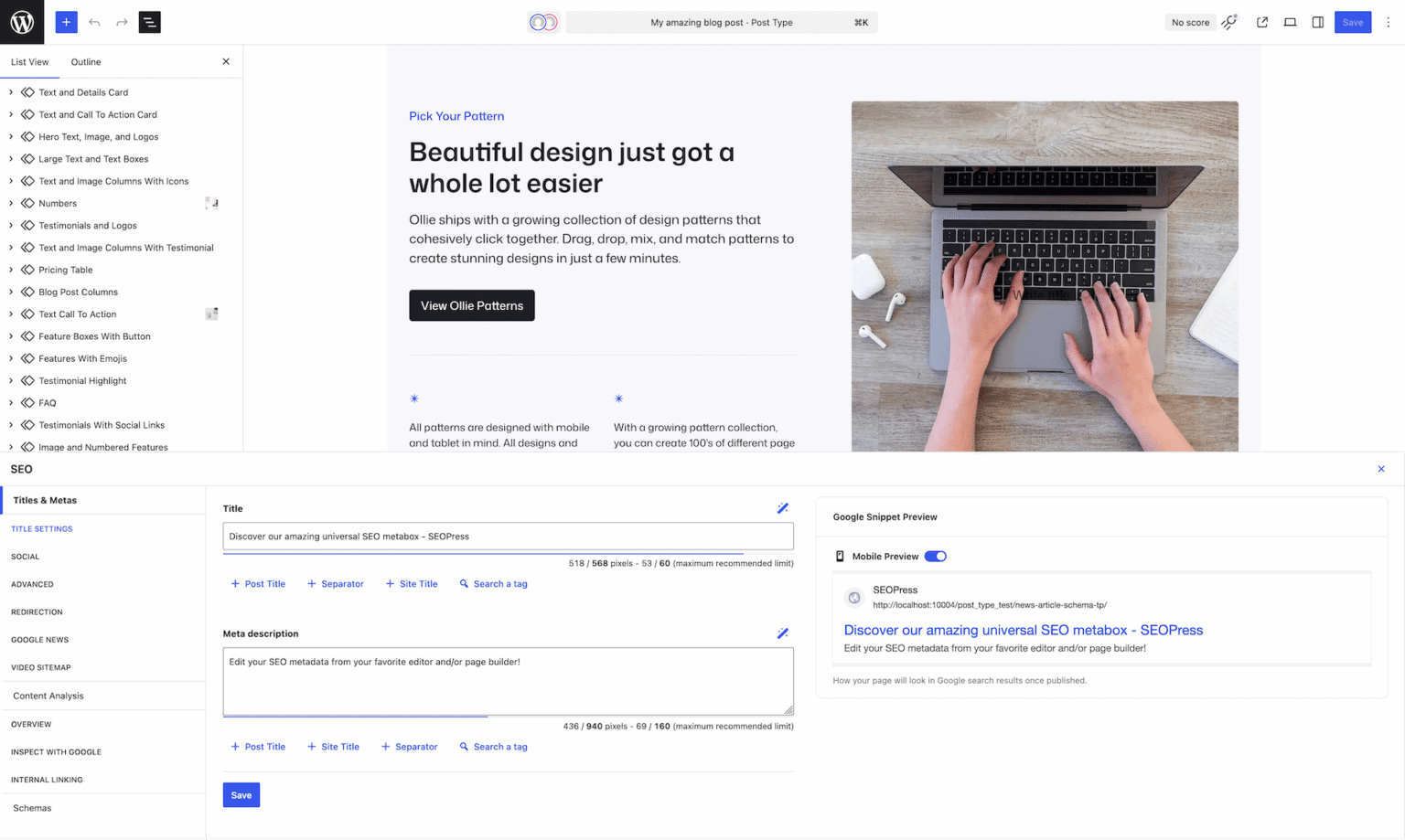 Metabox completely refactored – SEOPress