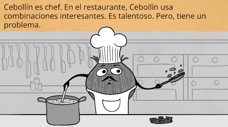 Still from the Cebollín mini-story