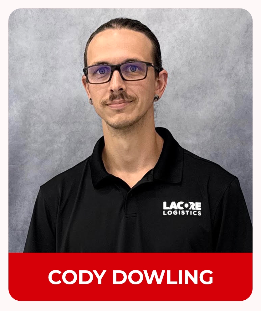 Cody Dowling, Warehouse Supervisor