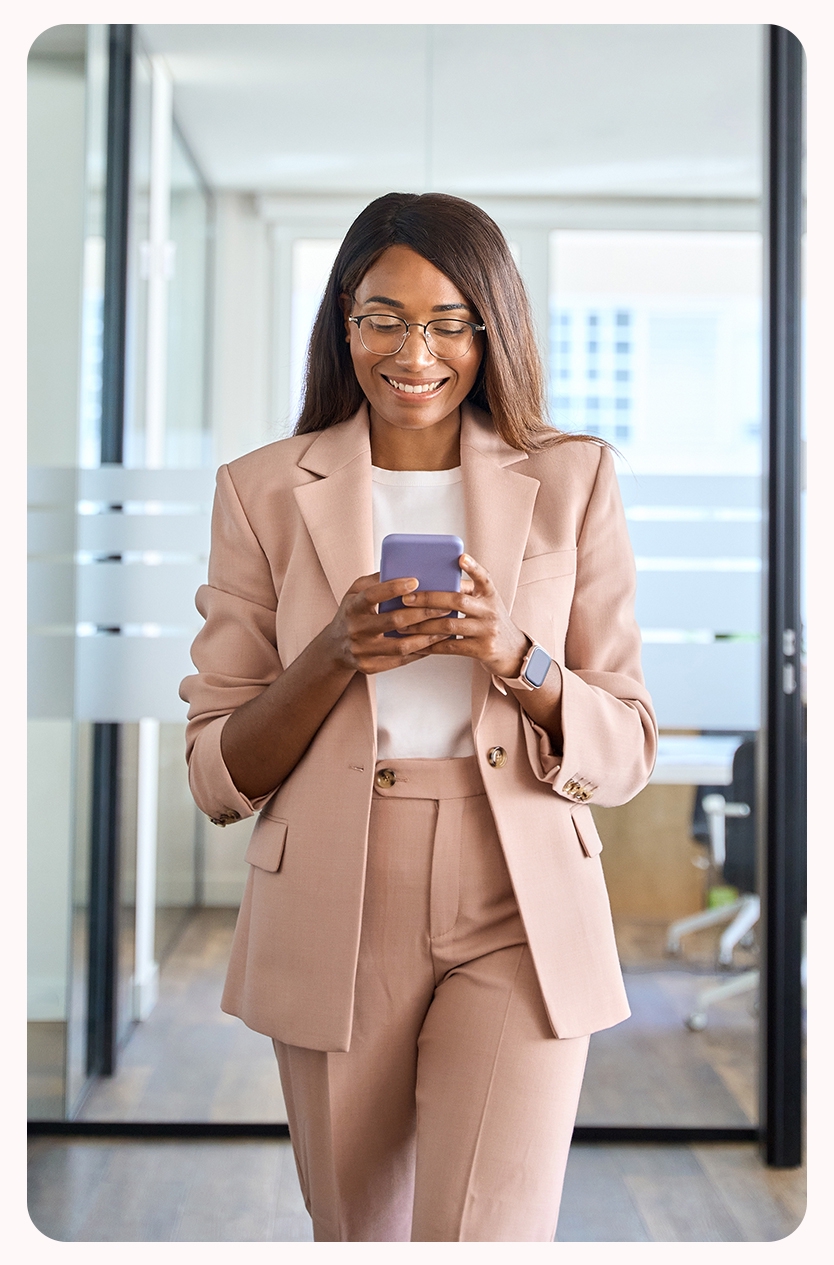 Verifying addresses in LaCore Connect from a phone