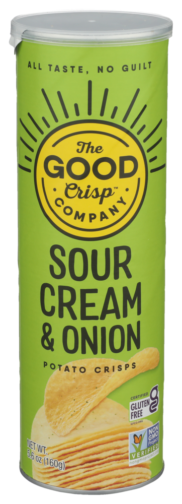Sour cream & onion potato crisps