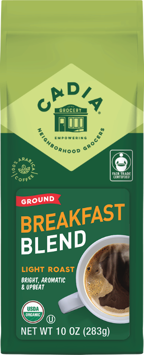 CADIA breakfast blend ground coffee
