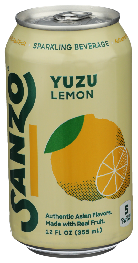 Sanzo yuzu with ginger sparkling water