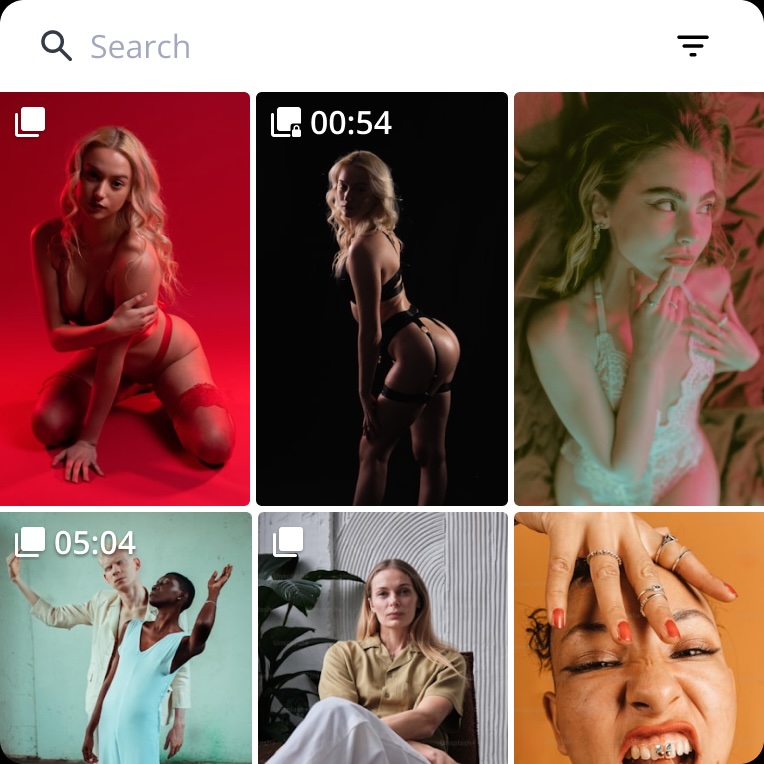 Explore page