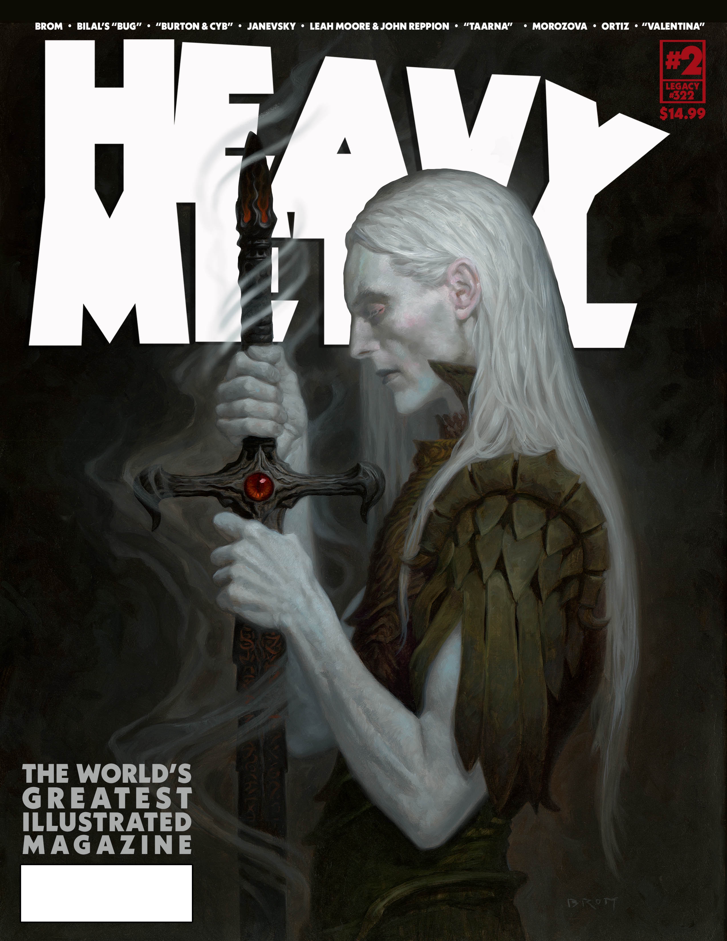 Heavy Metal #1A Greg Hildebrandt cover