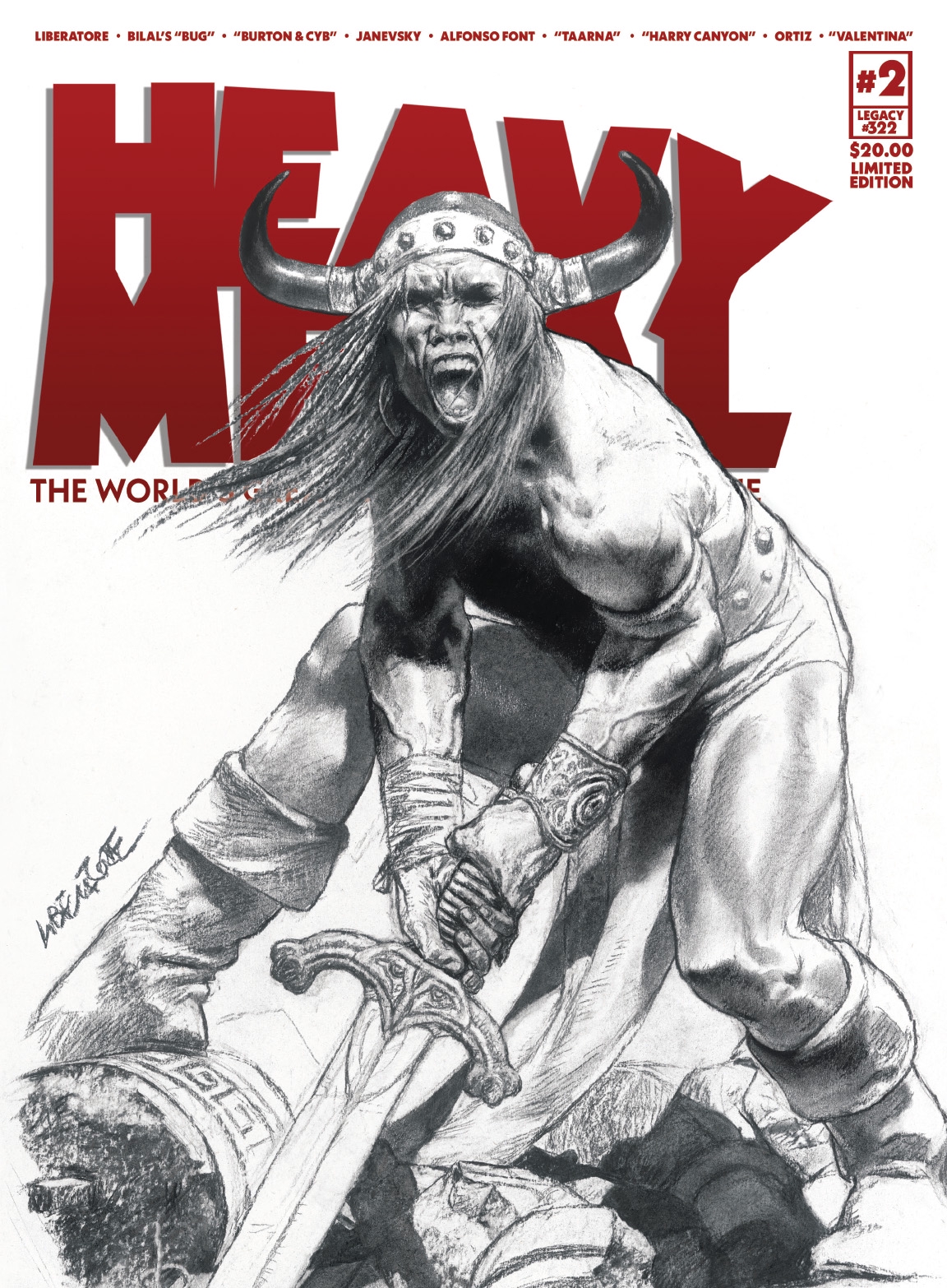 Heavy Metal #1E Janevski cover