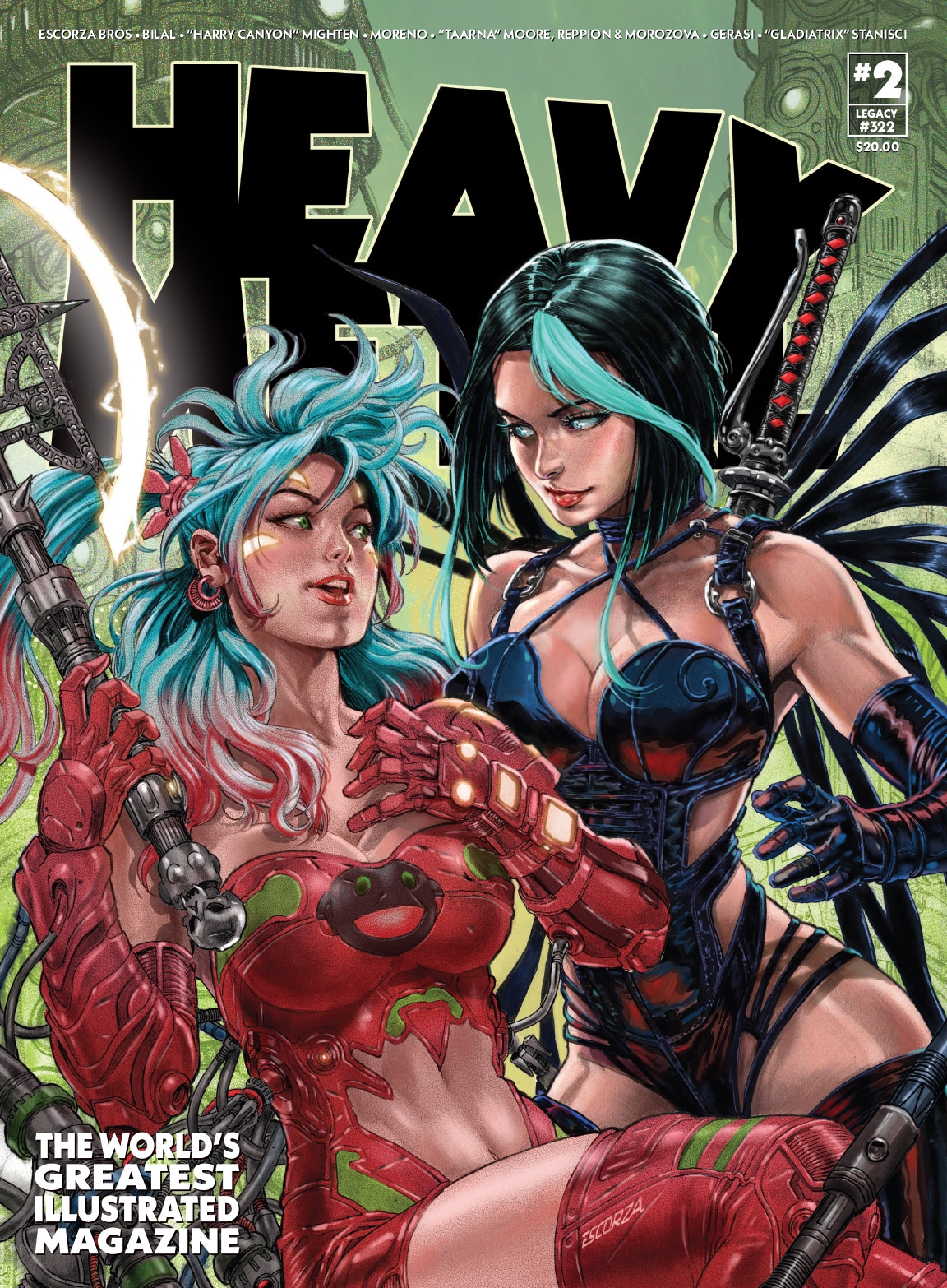 Heavy Metal #1F David Palumbo NSFW cover