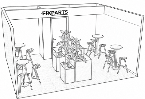 Fixparts exhibition stand
