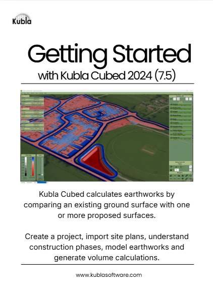 Front page of the Kubla Cubed Getting Started Guide