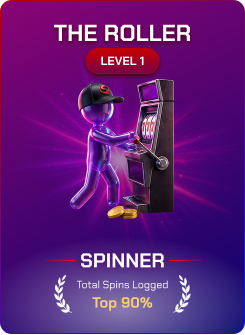 The Roller Achievement card